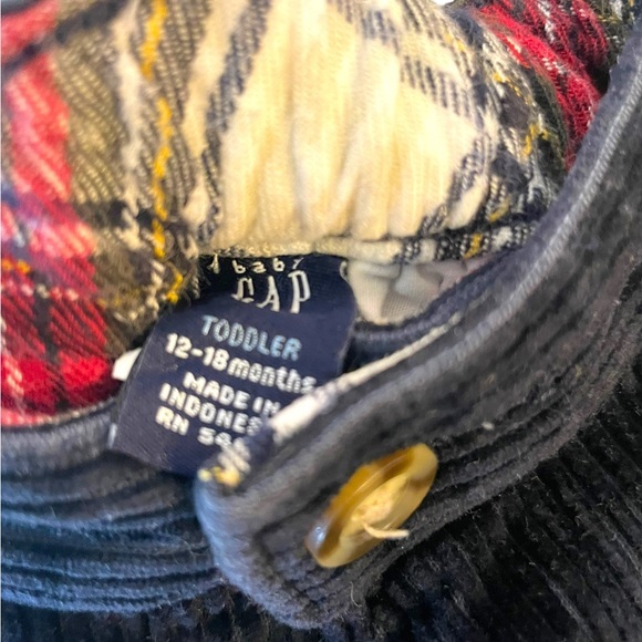 Gap Baby Navy corduroy pants little boy 12-18 months - Picture 5 of 6